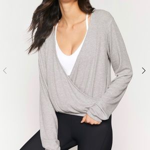 🌟NWT SPIRITUAL GANGSTER BALLET RIB SURPLICE TOP